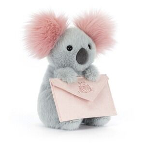 Jellycat Koala with Message, Valentines ~NEW W/ TAGS Sold Out 100% Authentic